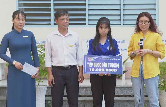 Tiếp bước em Võ Ngọc Tường Vy đến trường (16-03-2024)